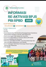 INFORMASI RE-AKTIVASI BPJS PBI APBD TAHUN 2026